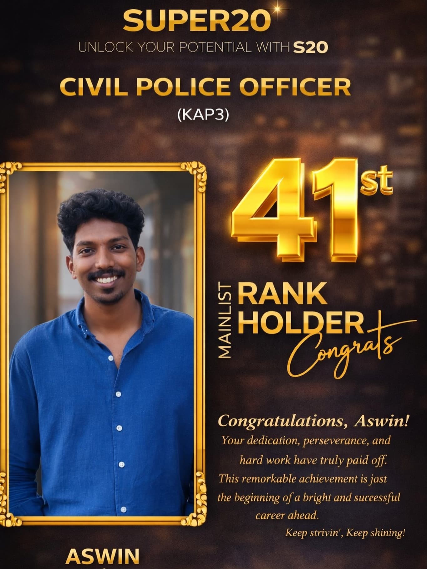 Super20 result poster 135